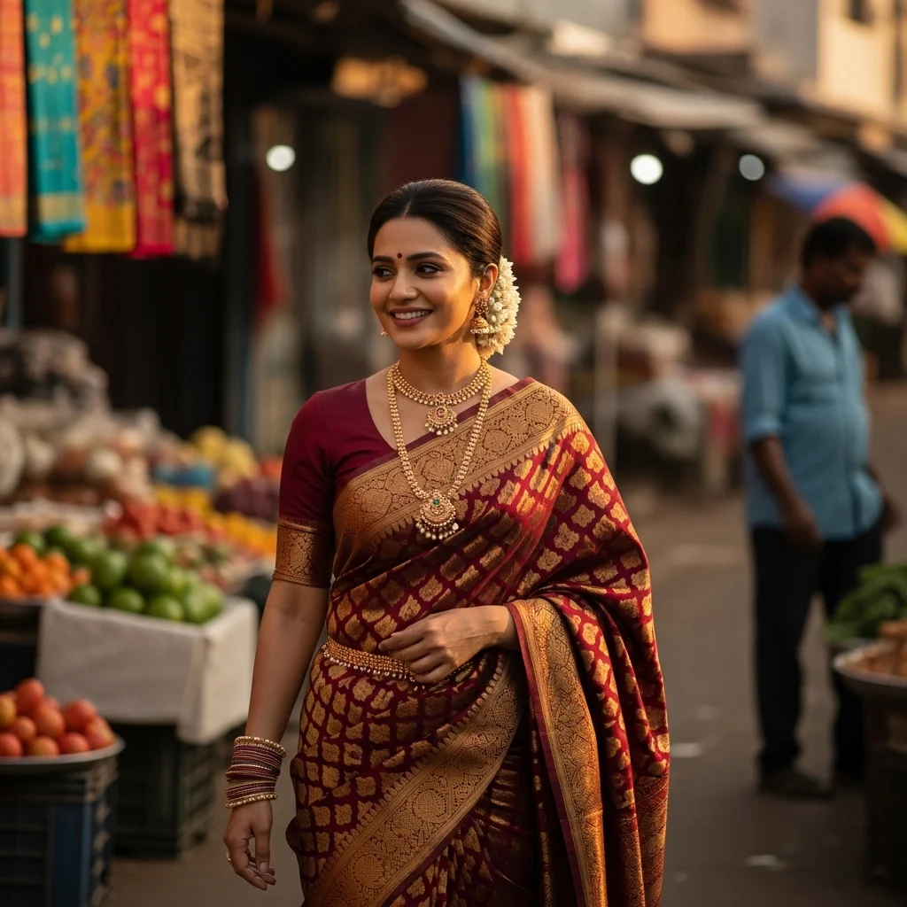Short Saree Captions for Instagram