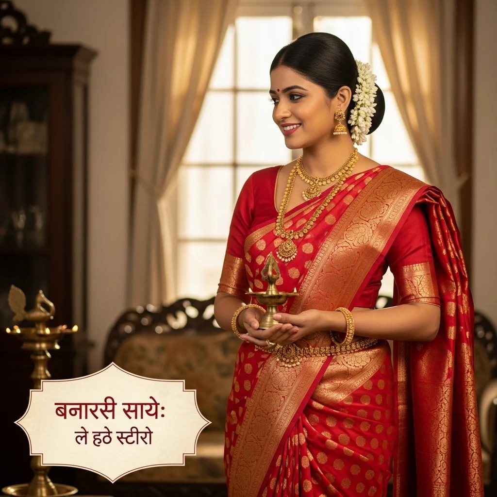 Trendy Hindi Captions for Modern Saree Looks