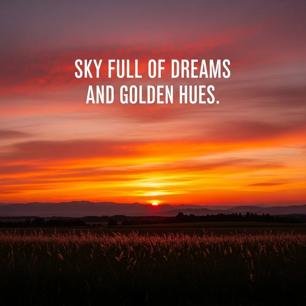 Classic Sky Captions for Instagram