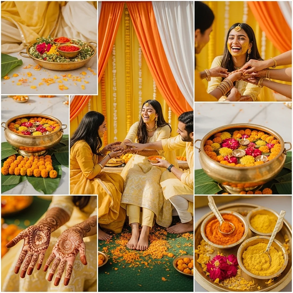 Aesthetic Haldi Captions for Instagram