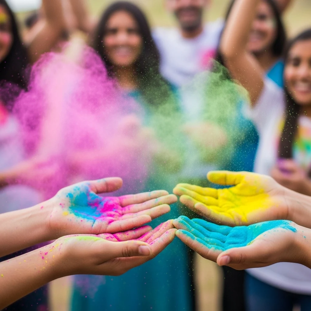 🎨 Aesthetic Holi Captions