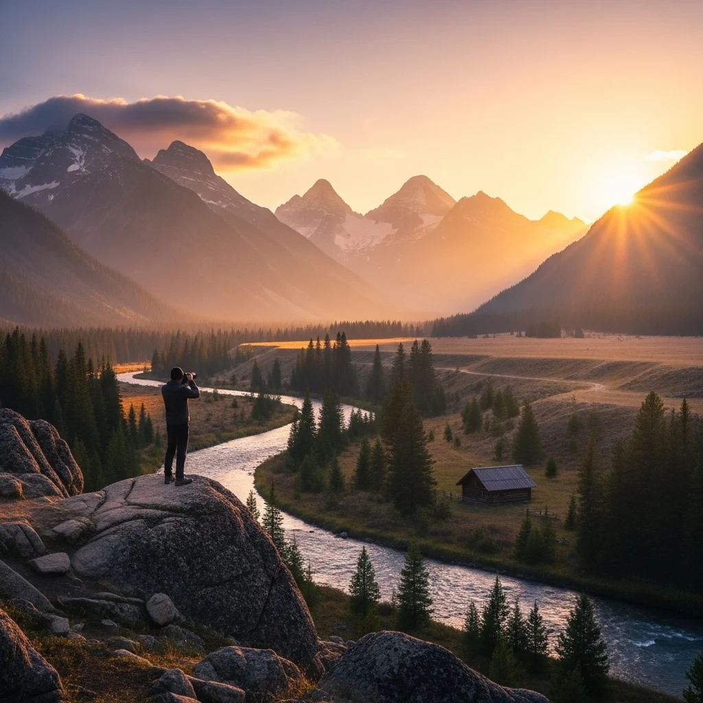 Aesthetic Mountain Captions