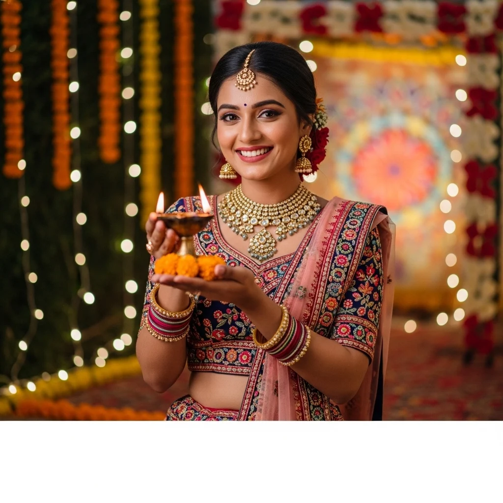 Aesthetic Navratri Captions for Instagram