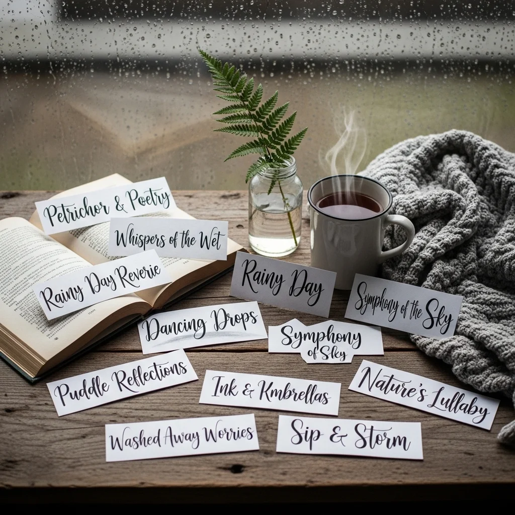 Aesthetic Rain Captions for Instagram