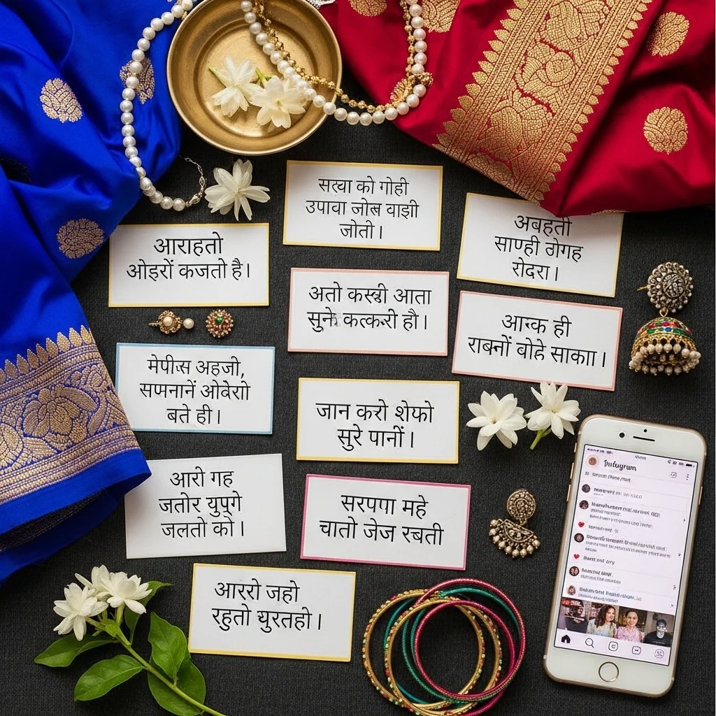 Aesthetic Saree Captions for Instagram in Marathi