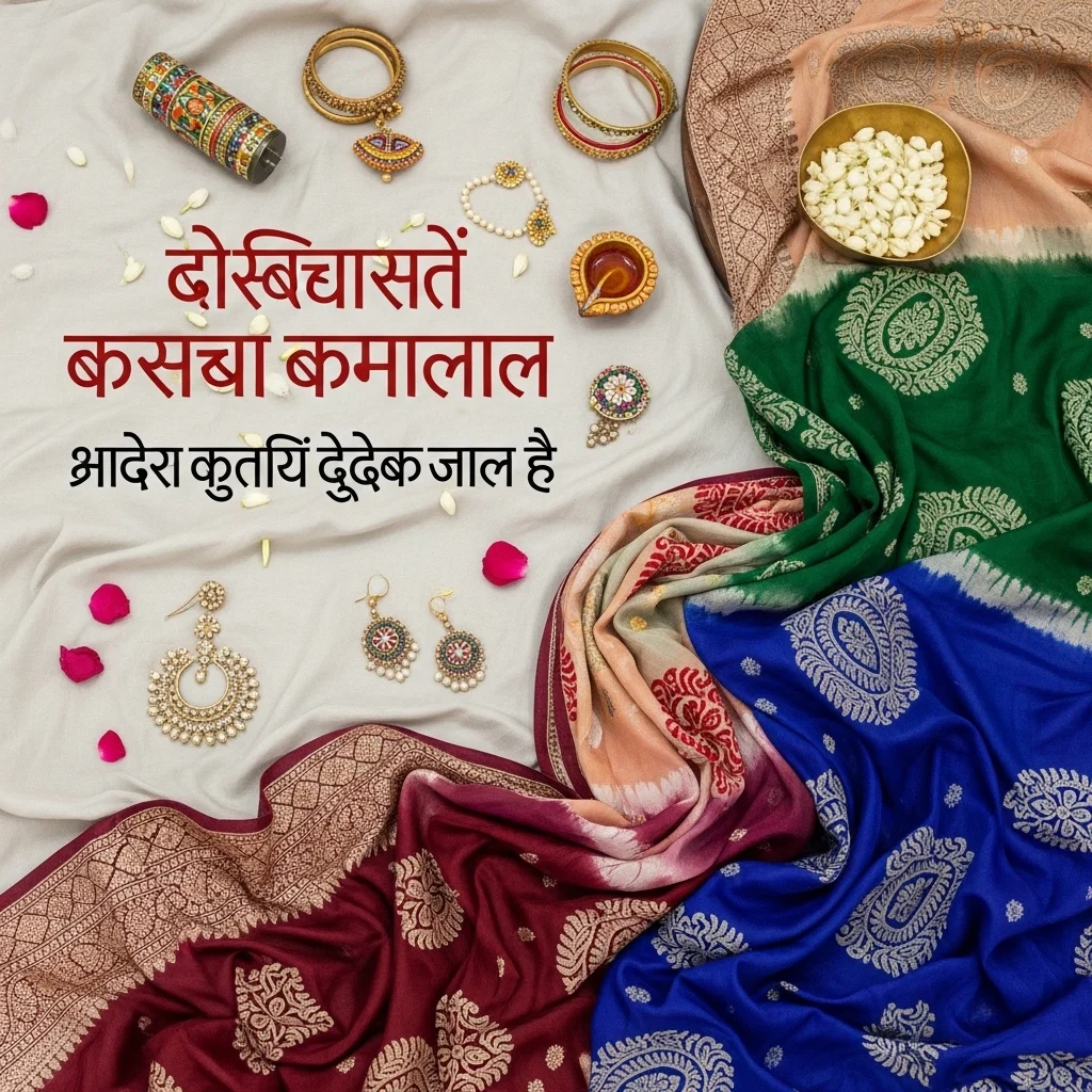 Aesthetic Saree Captions in Hindi