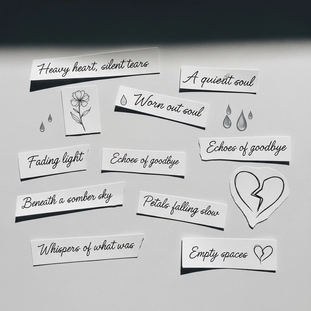 Aesthetic Short Sad Captions for Instagram