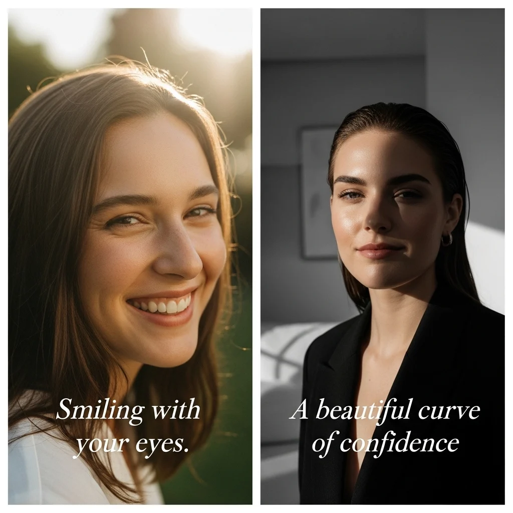 Aesthetic Smile Captions