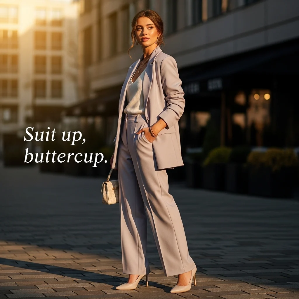 Aesthetic Suit Captions for Instagram for Girl