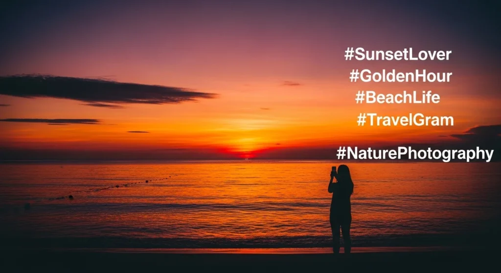 Aesthetic Sunset Captions for Instagram