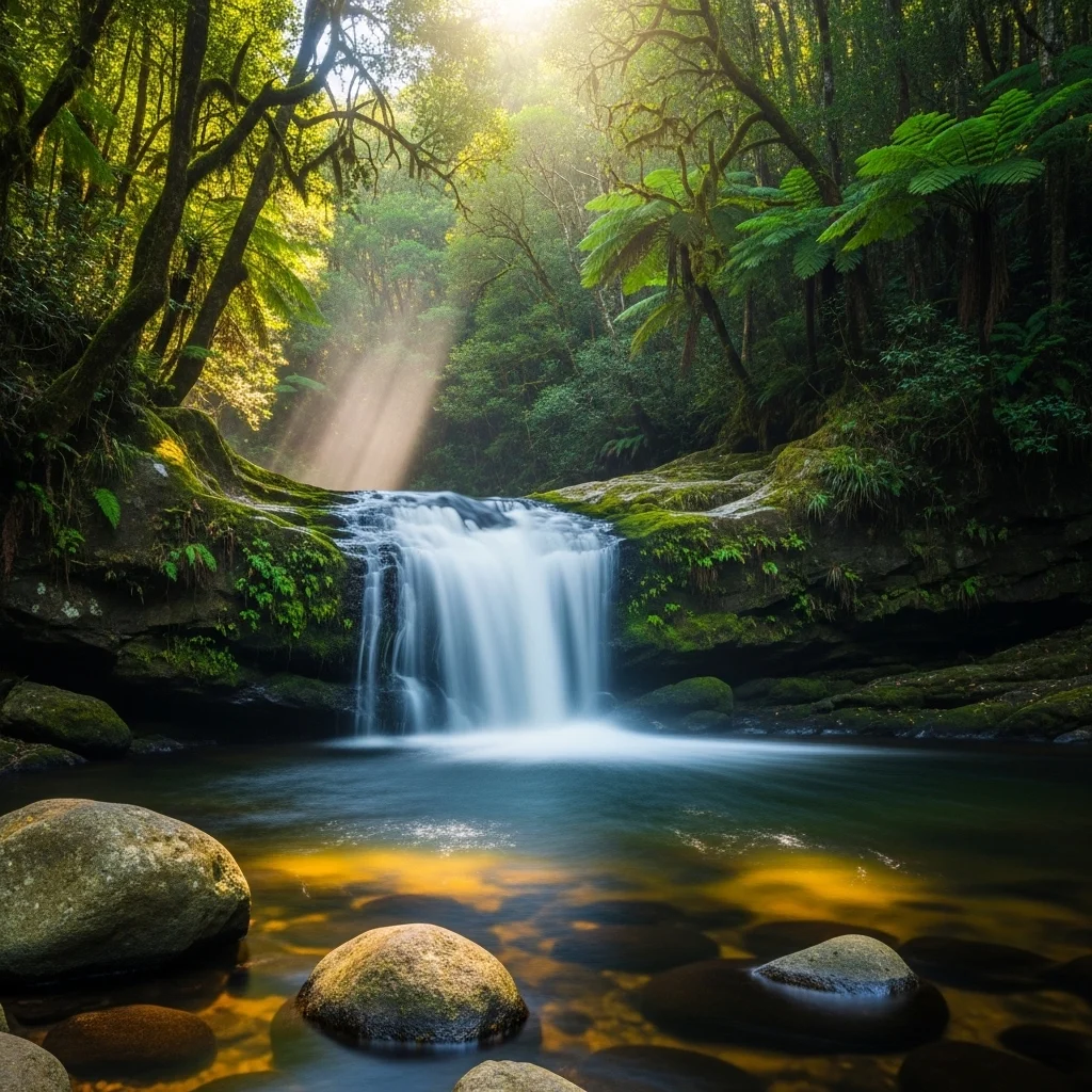 Aesthetic Waterfall Captions for Instagram