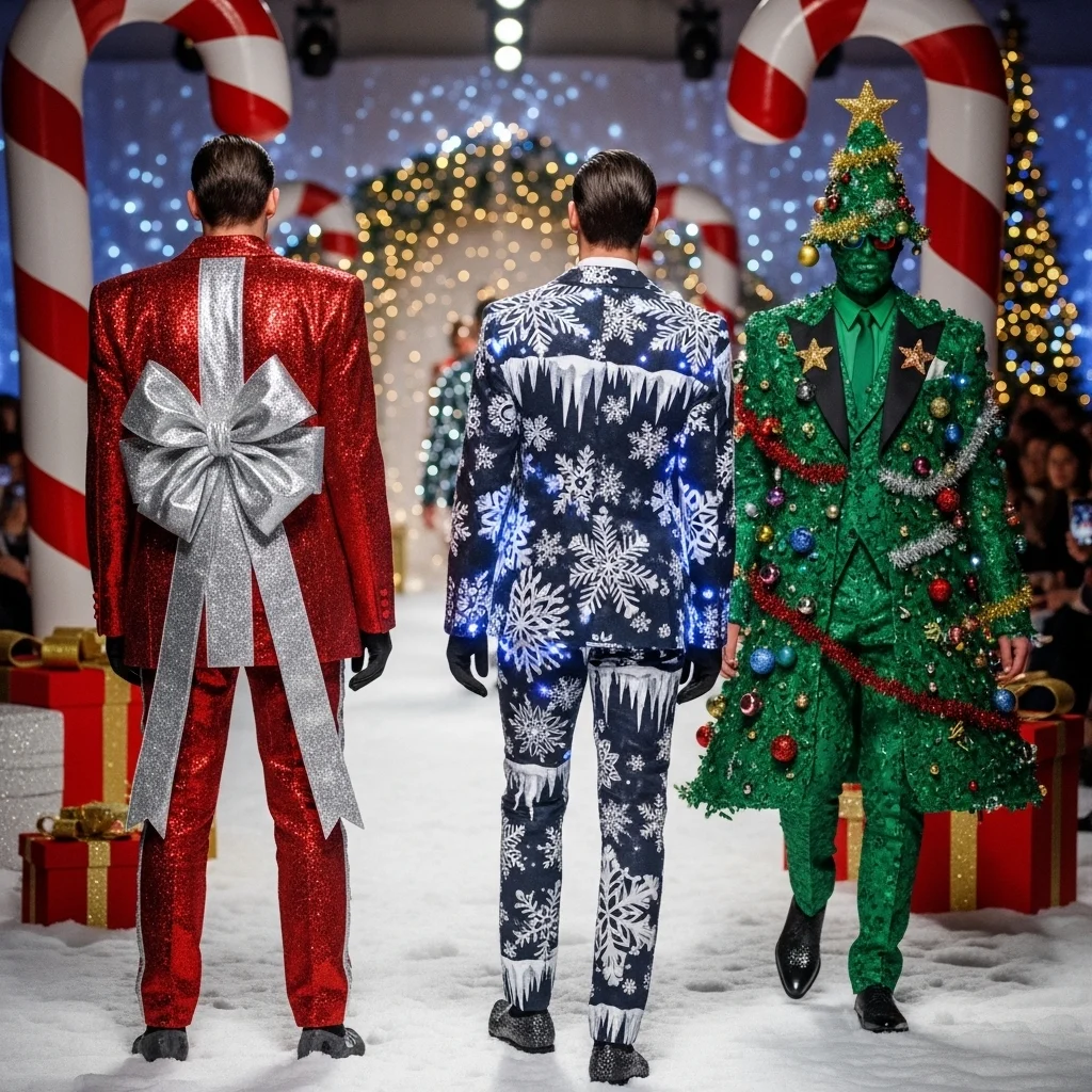 Bonus: Festive-Specific Suit Caption Ideas