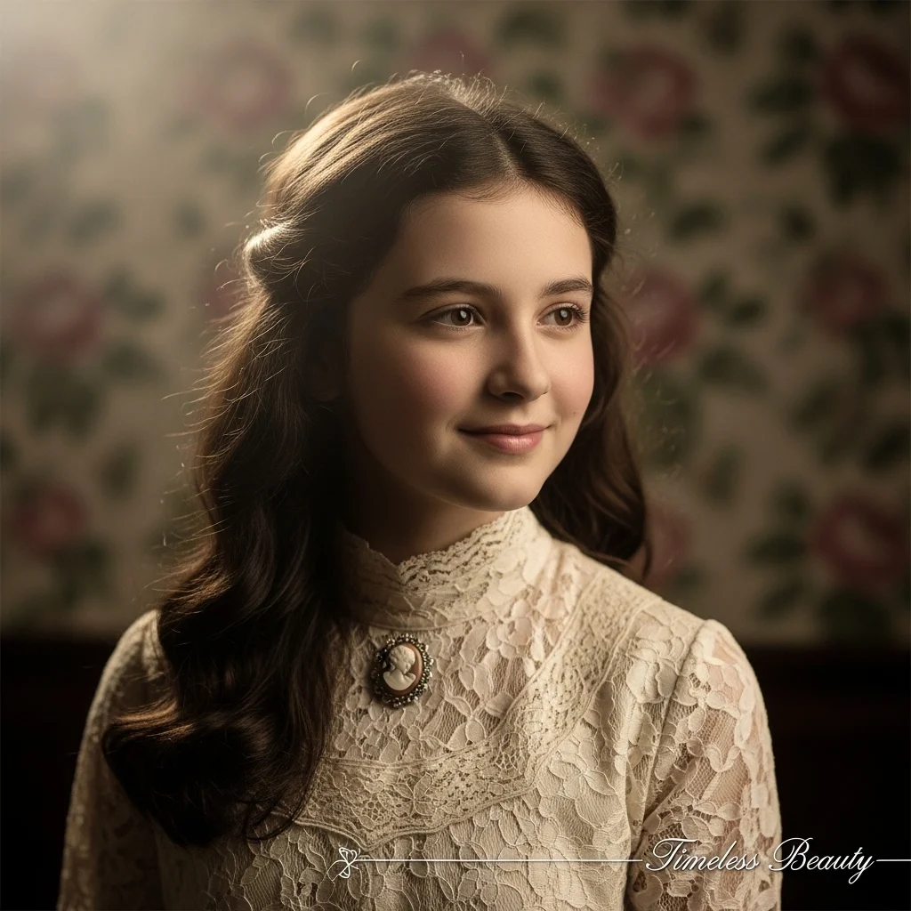 Classic Captions for Traditional Look for Girl