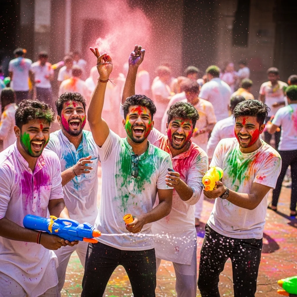 🌈 Classic Holi Captions