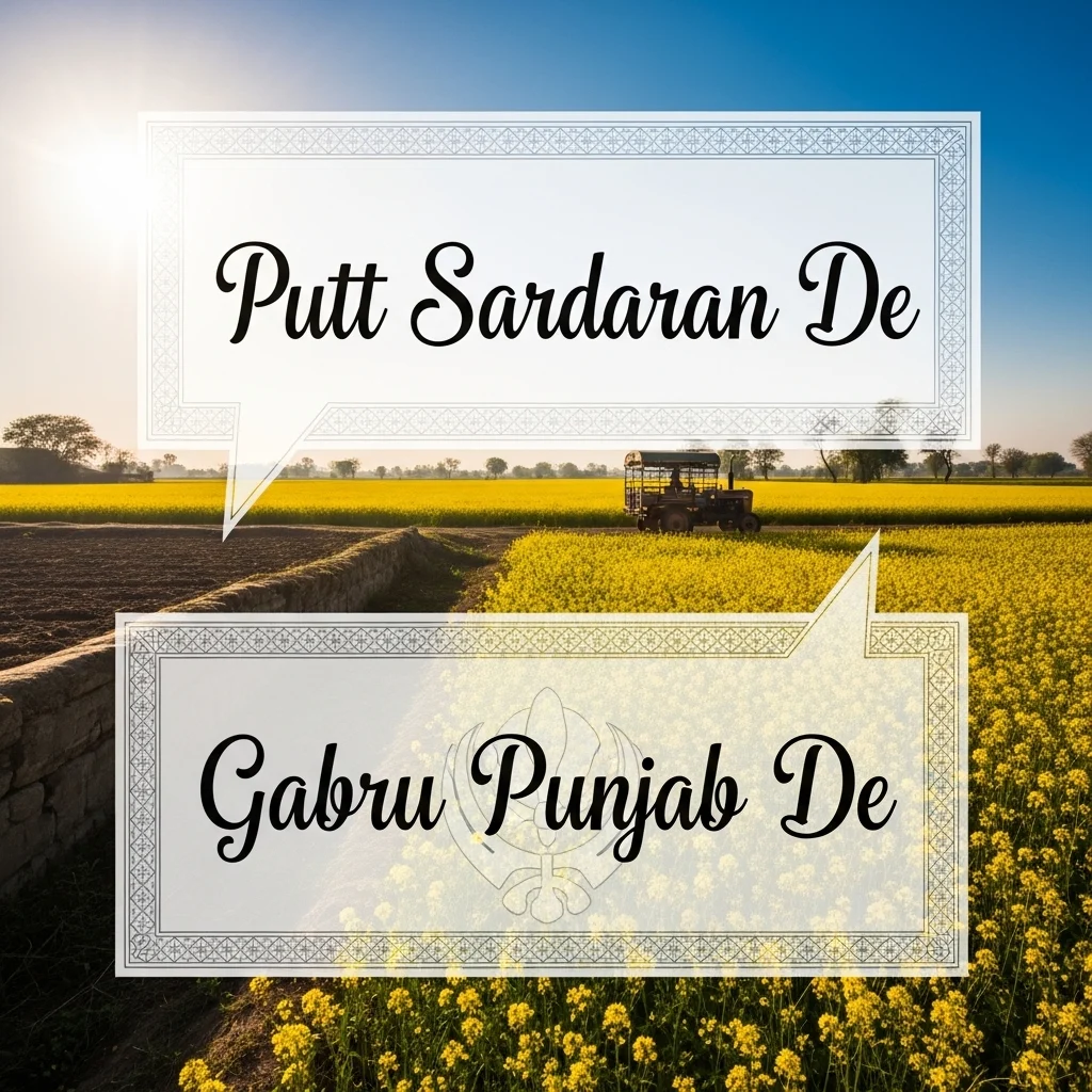 Classic Punjabi Captions for Instagram