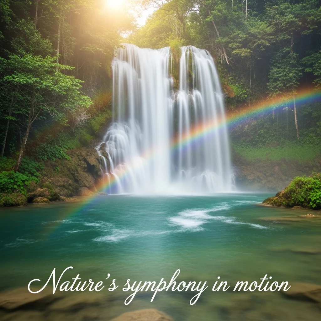 Classic Waterfall Captions for Instagram