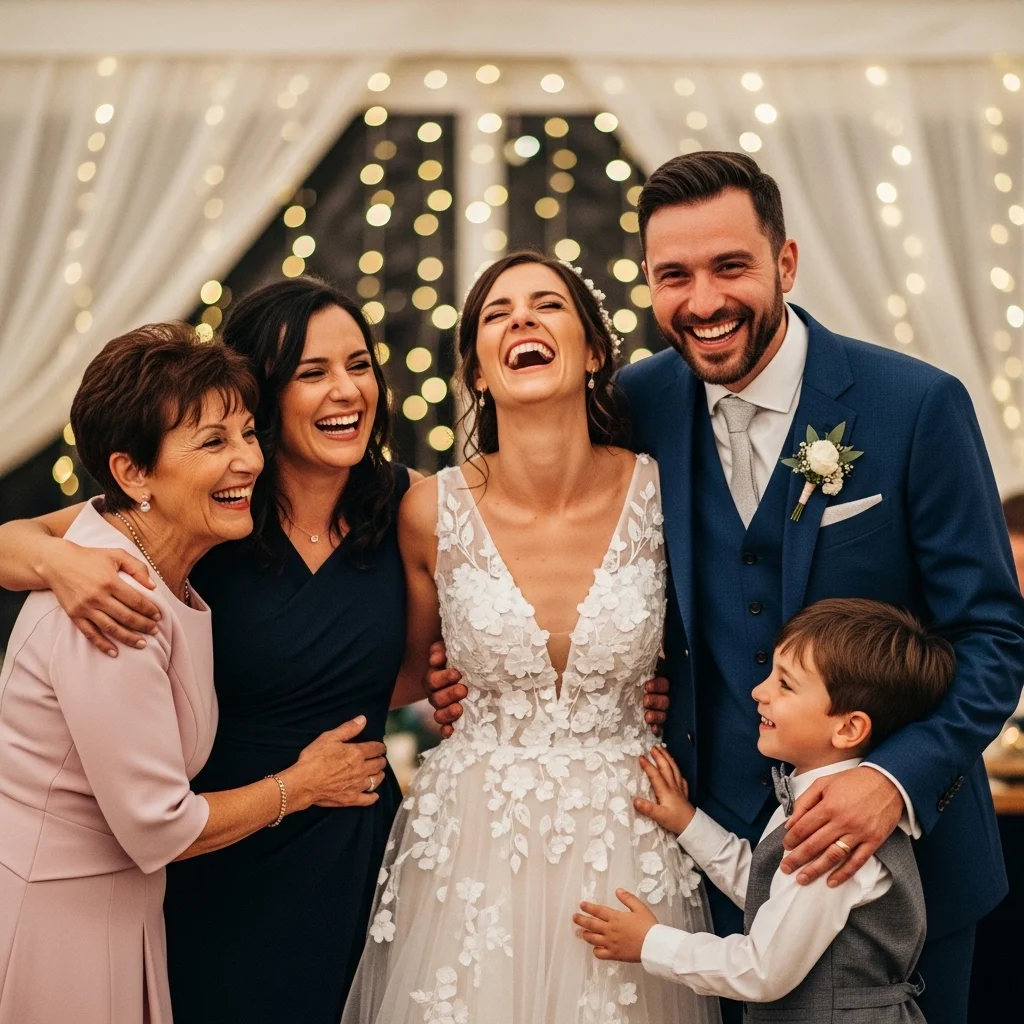 Family Wedding Captions