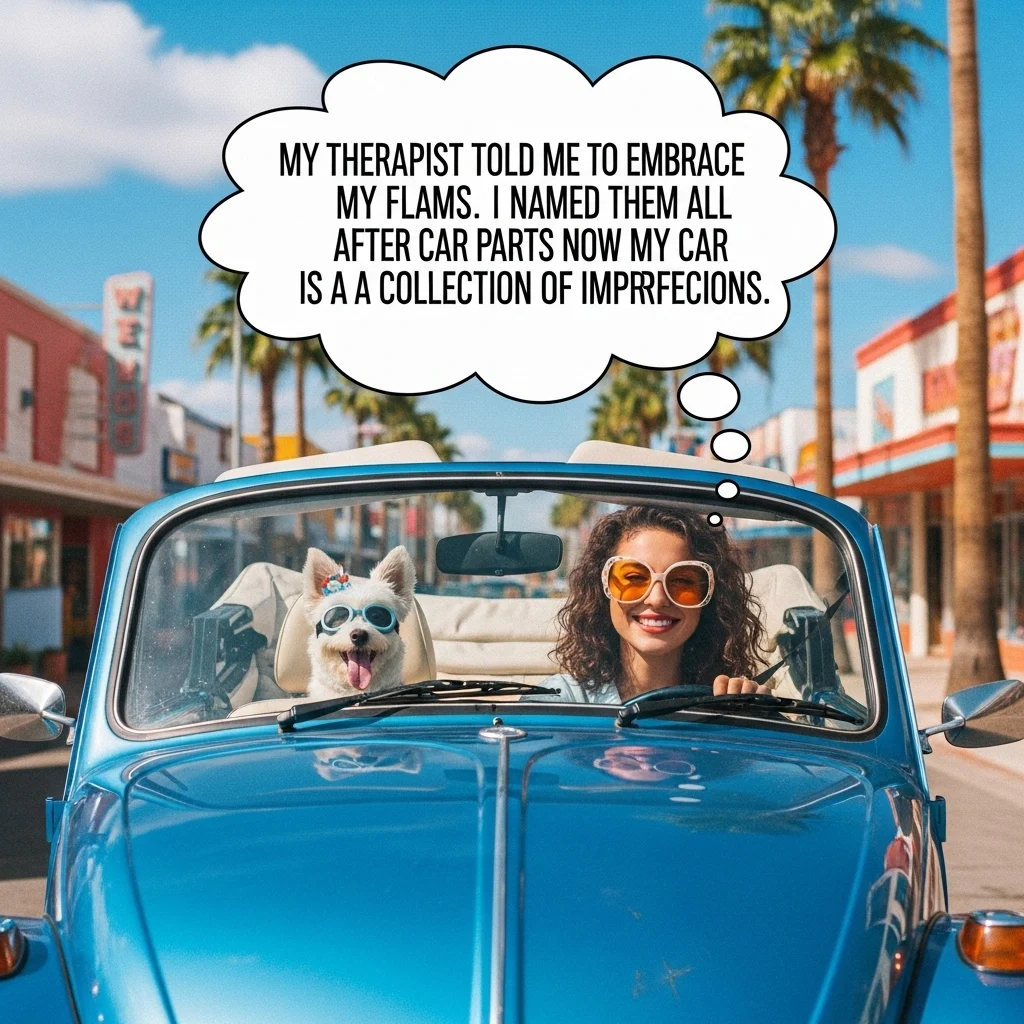 Funny Car Captions for Instagram