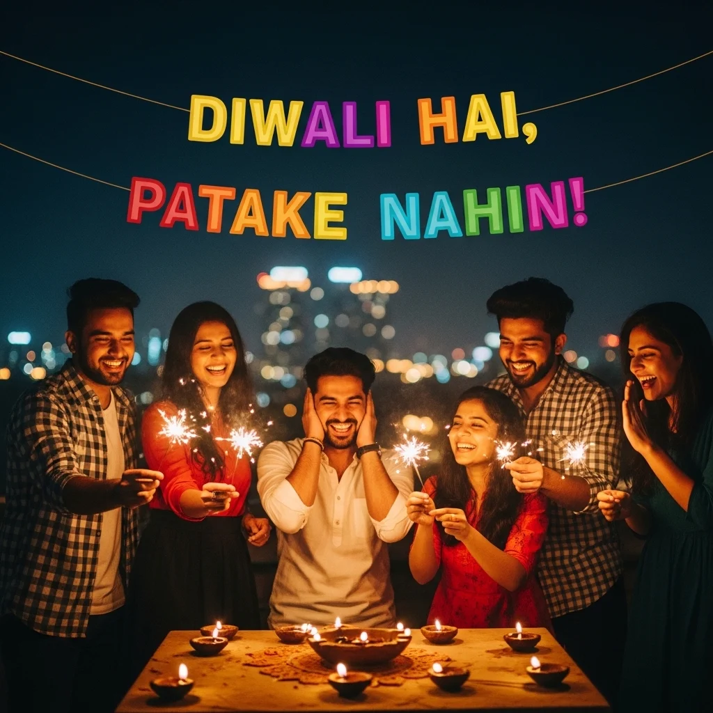 Funny Diwali Captions