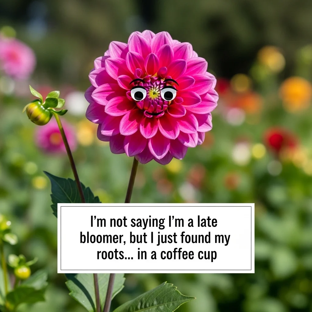 Funny Flower Captions for Instagram