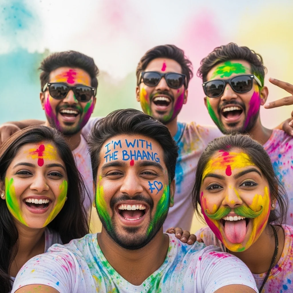 Funny Holi Captions for Instagram
