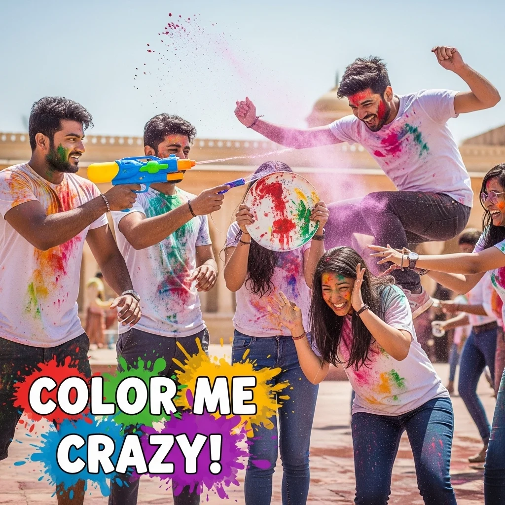 😂 Funny Holi Captions