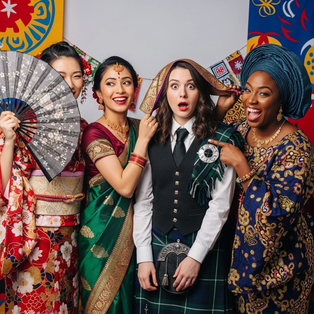 Funny Traditional Captions for Girls