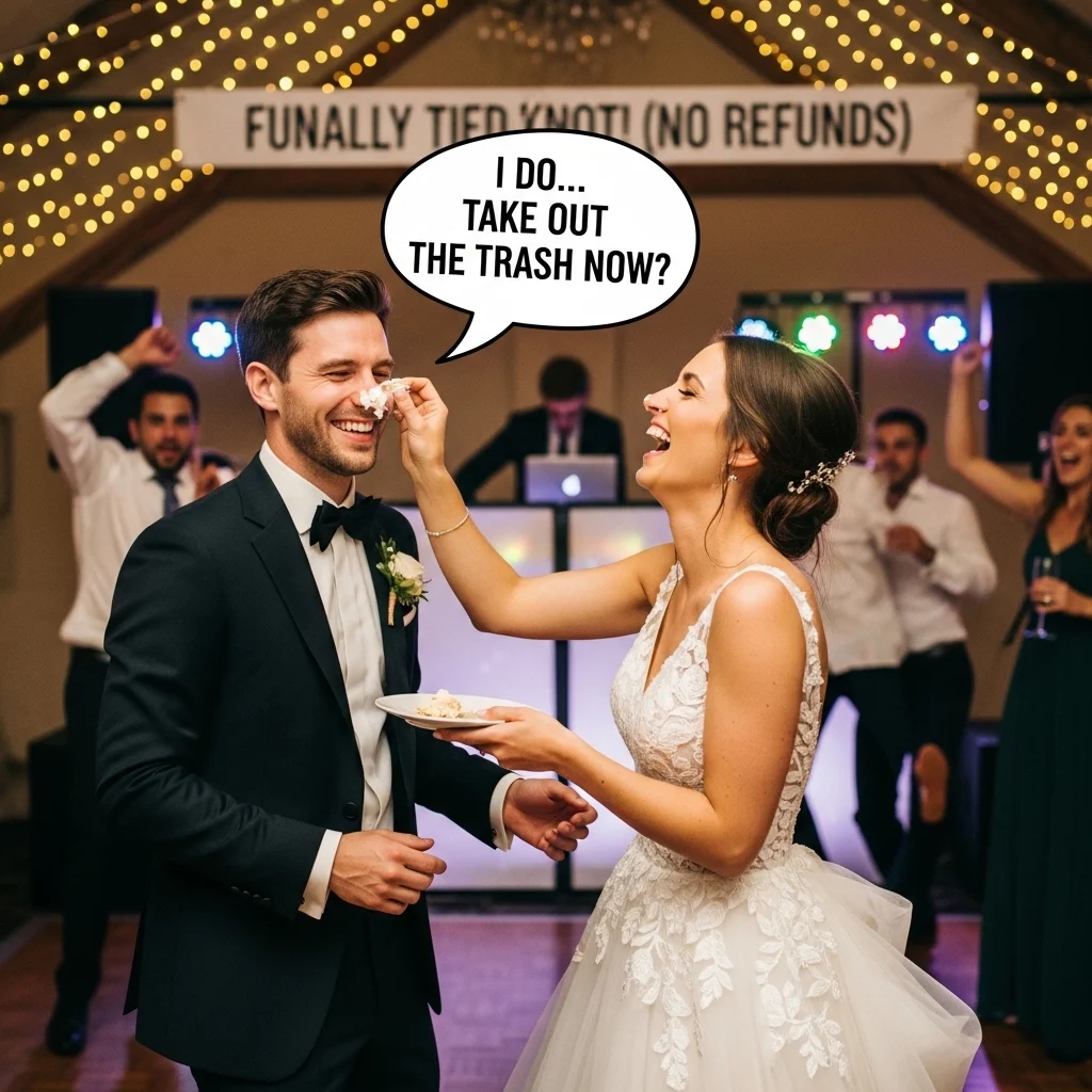Funny Wedding Captions for Instagram