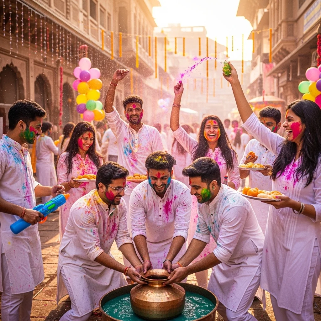  Hindi Holi Captions