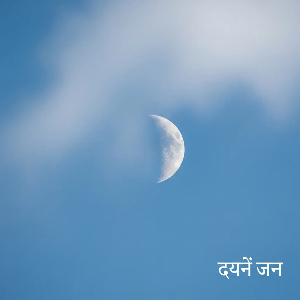 Hindi Moon Captions for Instagram