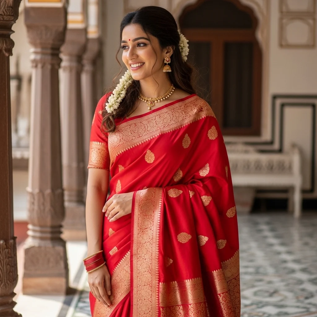 Hindi Saree Captions