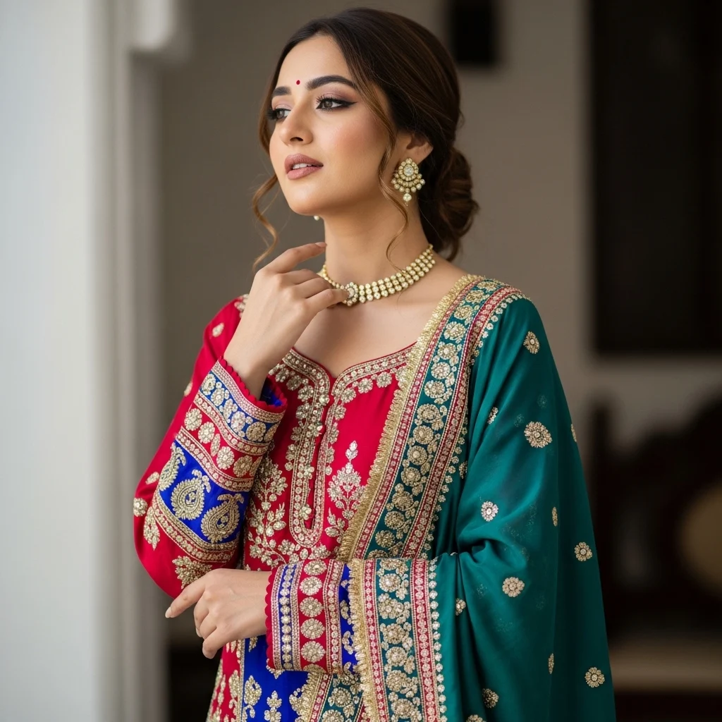 Hindi Suit Captions for Instagram for Girl