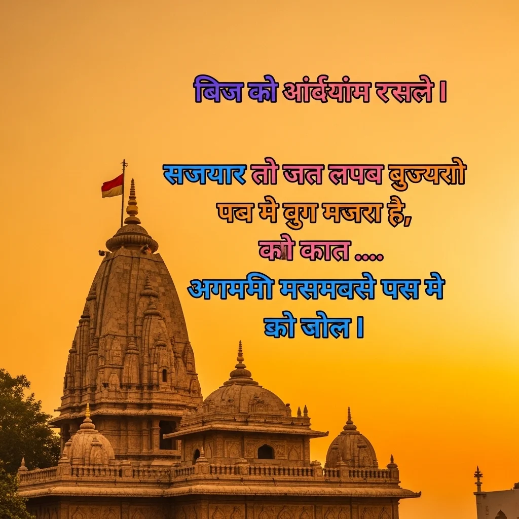 Hindi Temple Captions for Instagram