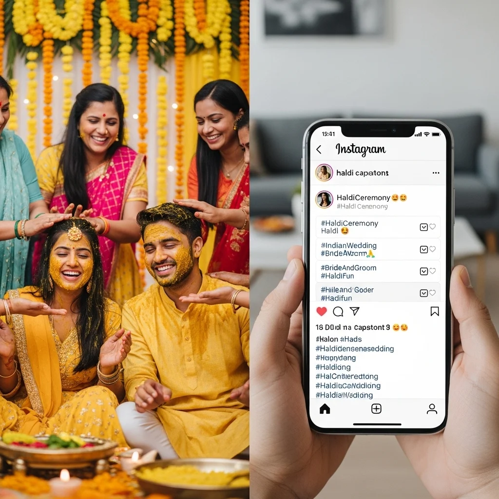 How to Choose the Best Haldi Captions for Instagram