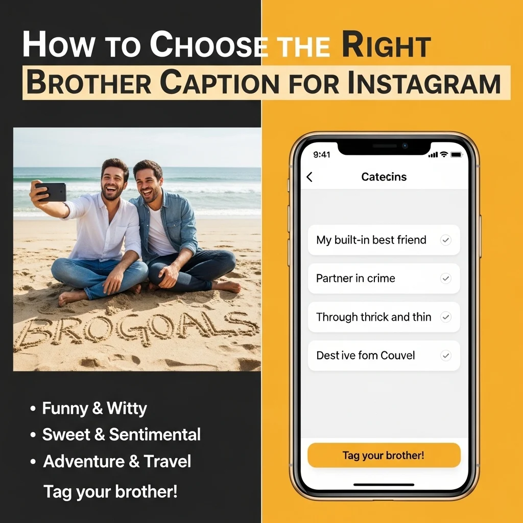 How to Choose the Right Brother Caption for Instagram