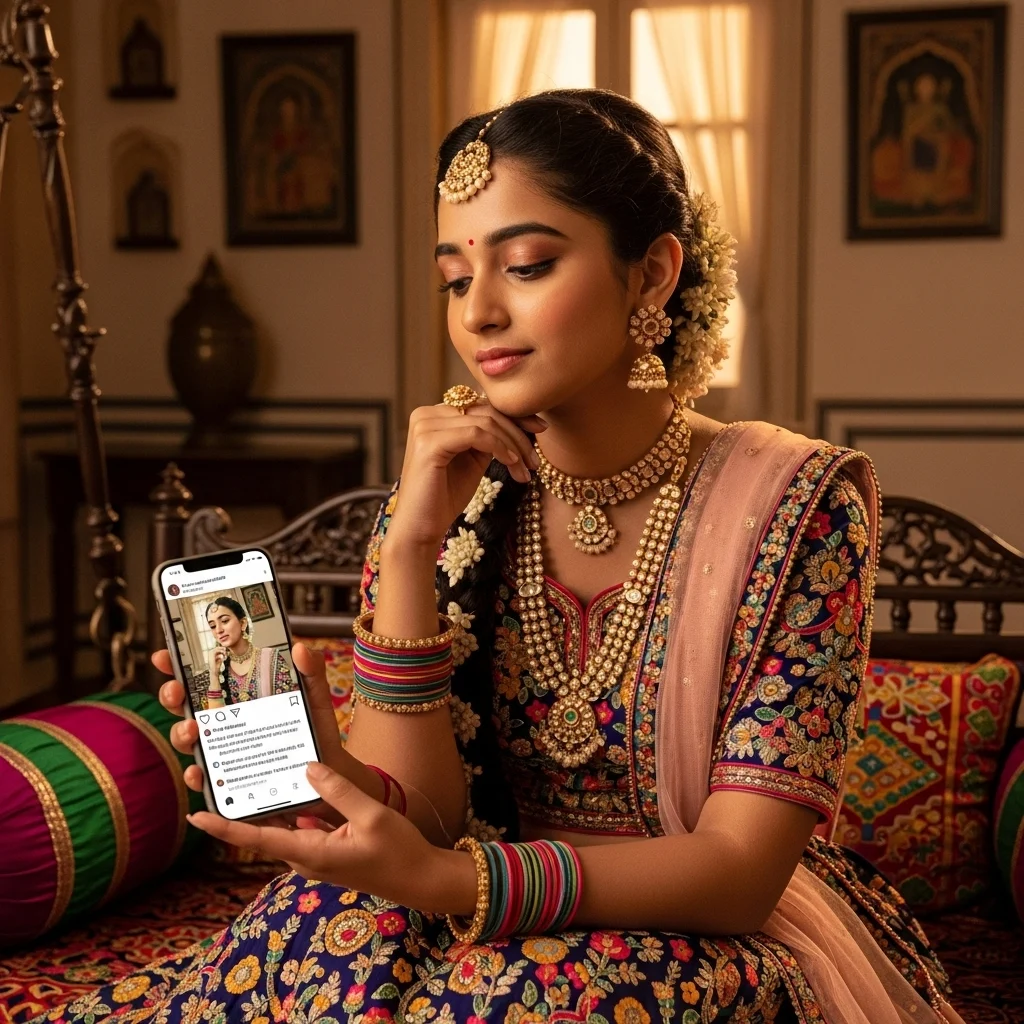 How to Choose the Right Captions for Traditional Look for Girl