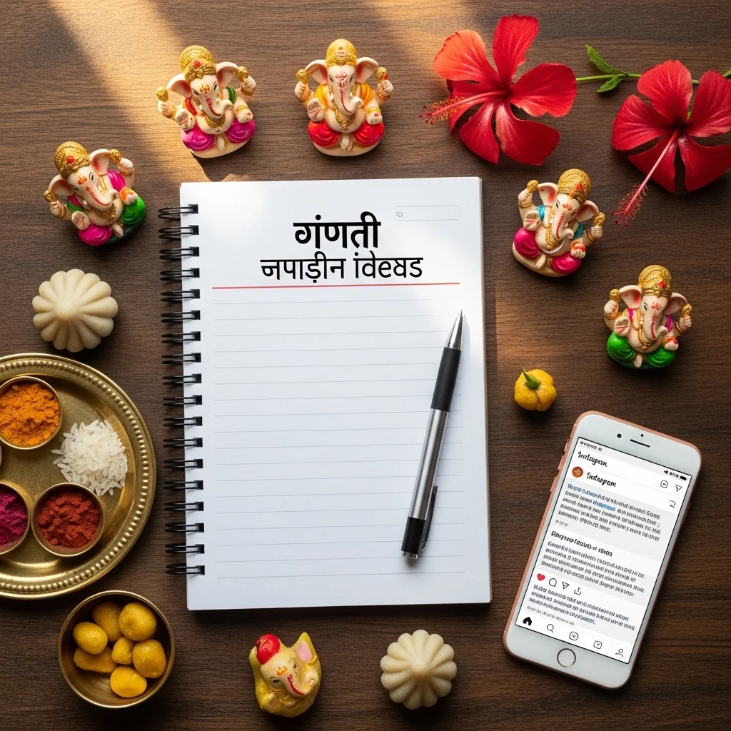 ЁЯУ╕ How to Choose the Right Ganpati Caption for Instagram Marathi