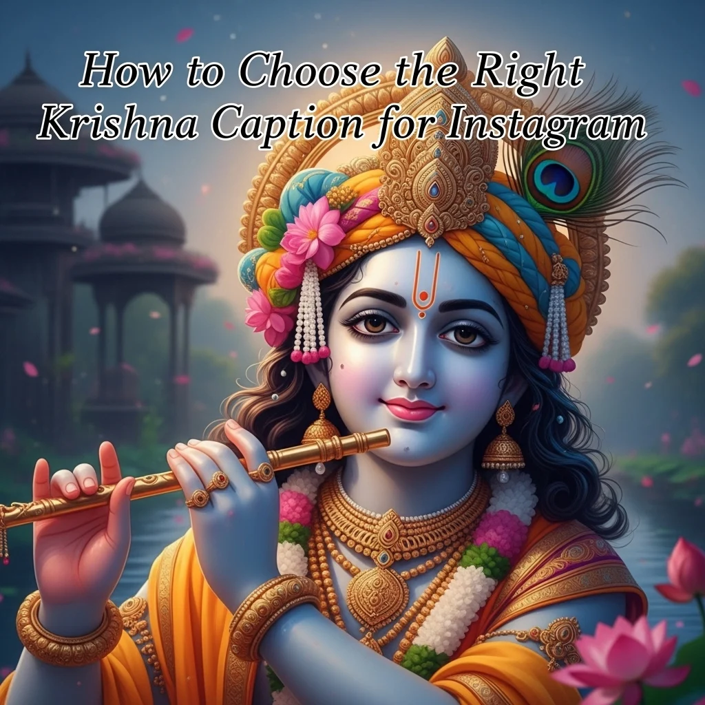 How to Choose the Right Krishna Caption for Instagram