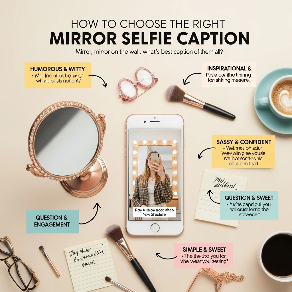 How to Choose the Right Mirror Selfie Caption