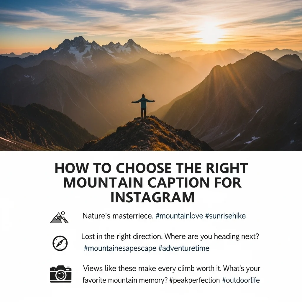 How to Choose the Right Mountain Caption for Instagram
