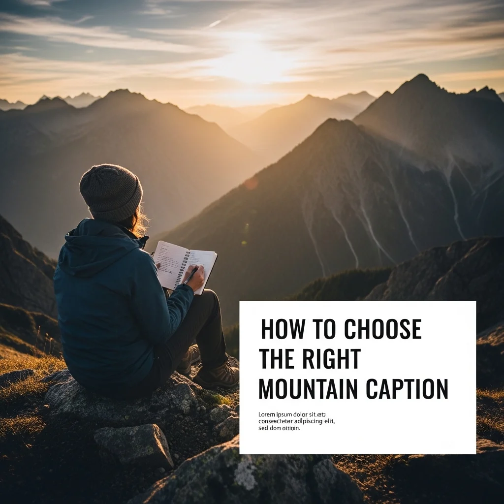 How to Choose the Right Mountain Caption