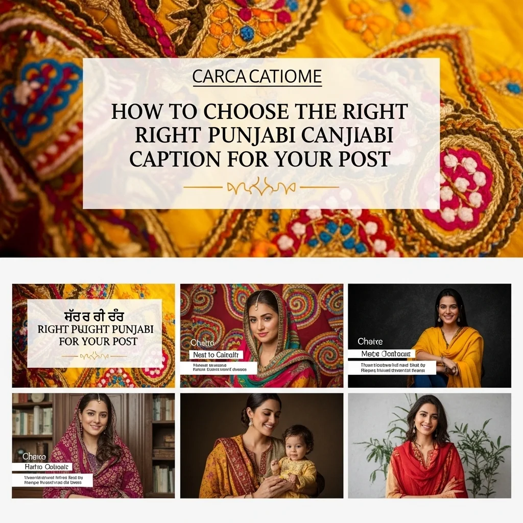 How to Choose the Right Punjabi Caption for Your Post