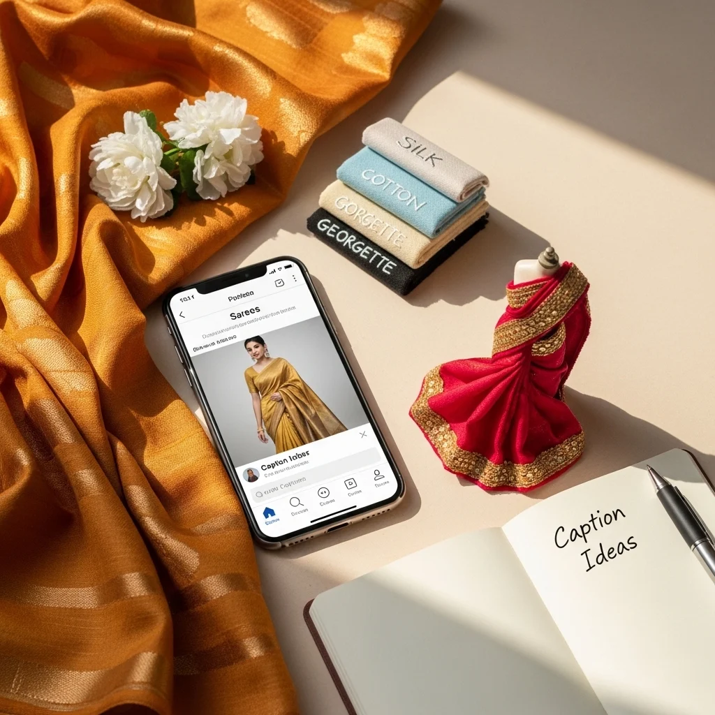 How to Choose the Right Saree Caption for Your Post