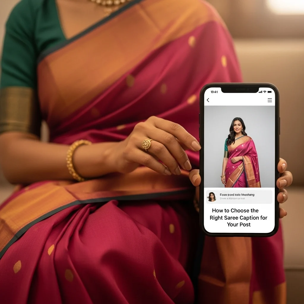 Hindi Saree Captions