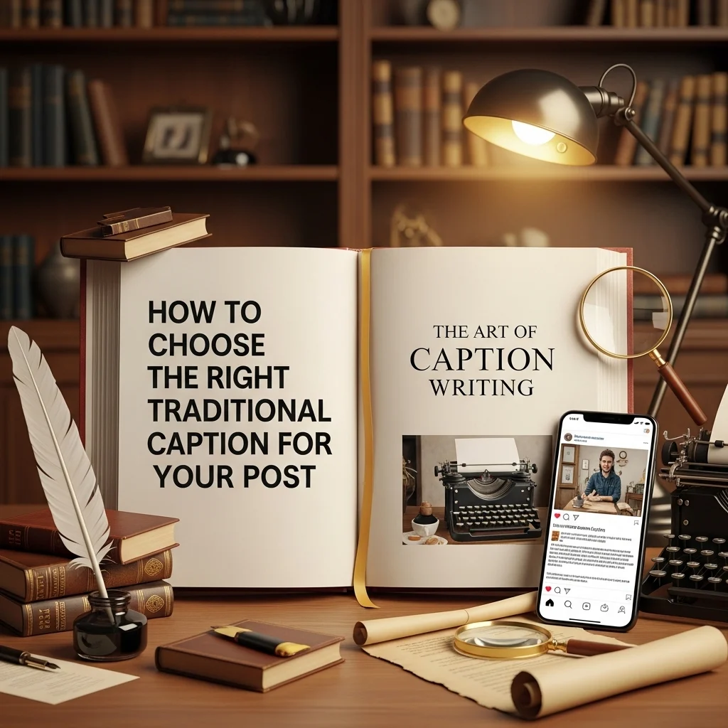 How to Choose the Right Traditional Caption for Your Post