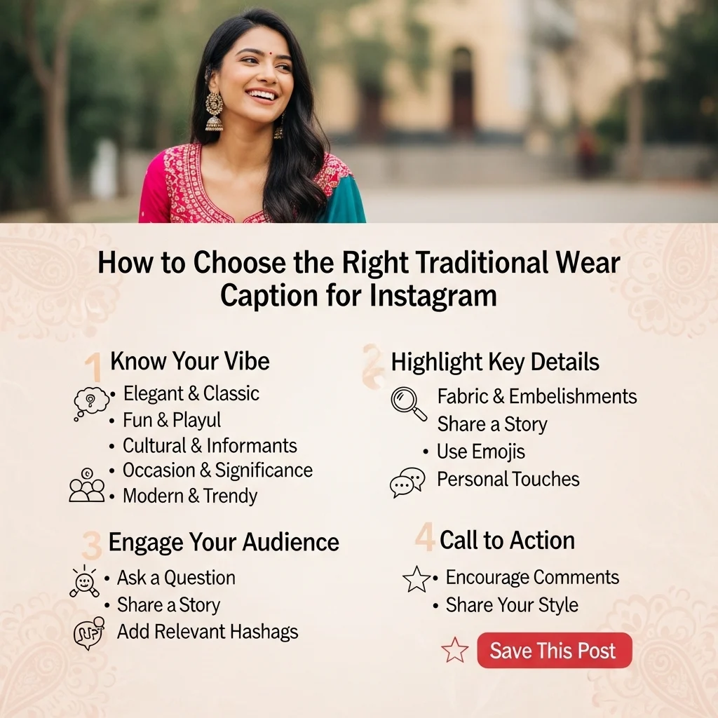 How to Choose the Right Traditional Wear Caption for Instagram