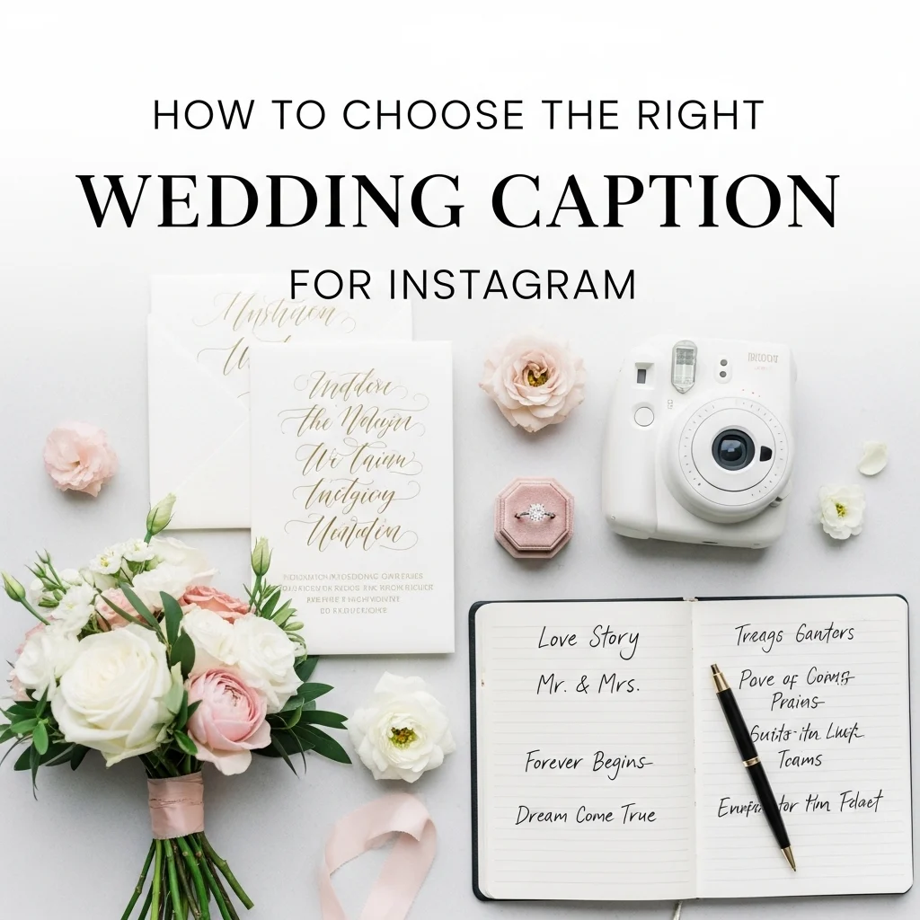 How to Choose the Right Wedding Caption for Instagram