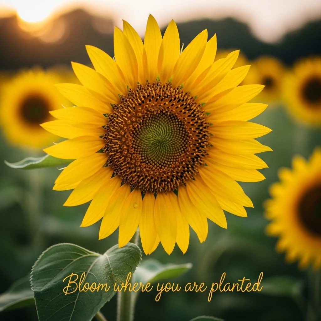 Inspirational Aesthetic Flower Captions 🌻