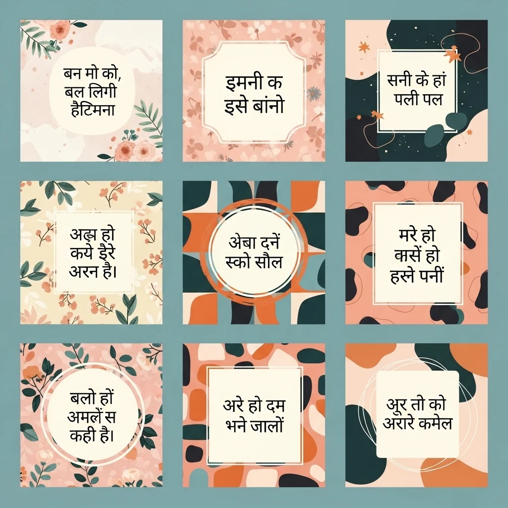 Inspirational Captions for Instagram in Hindi