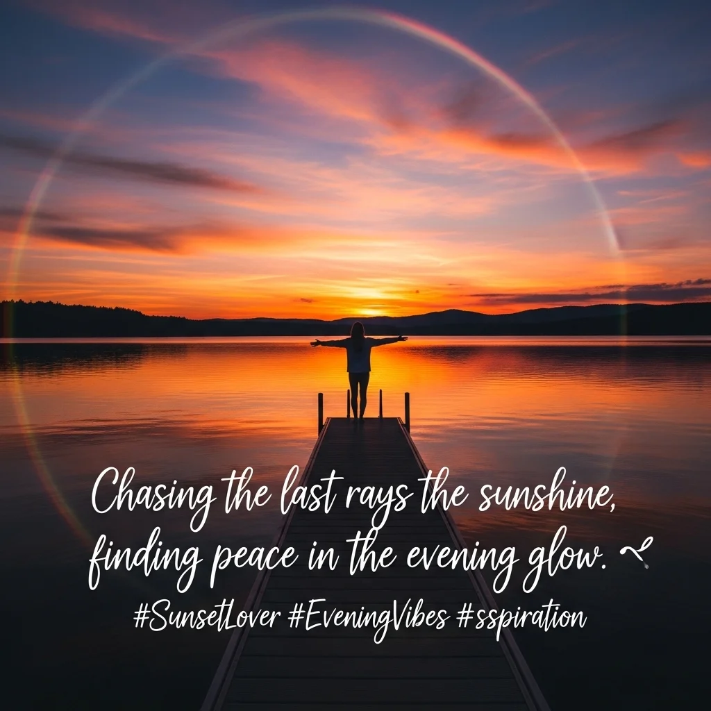 Inspirational Evening Captions for Instagram